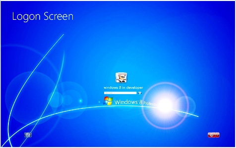 About Windows8. LogOn Screen